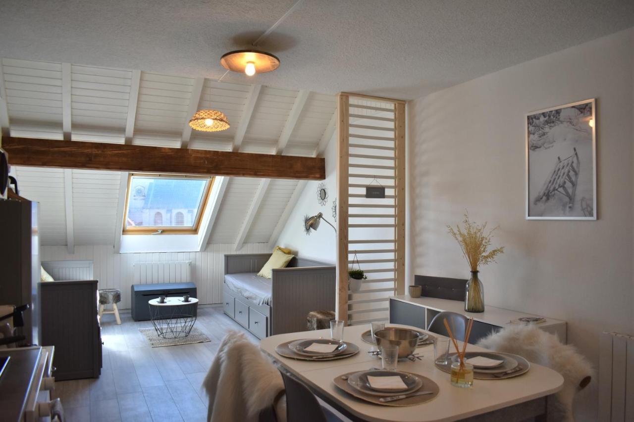 Charmant Studio, Le Petit Gris Des Montagnes Mouthe Eksteriør bilde